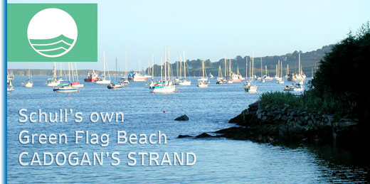 Cadogan's Strand blue flag